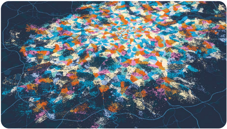How Digital Element maps IP addresses to locations appropriate to their populations.