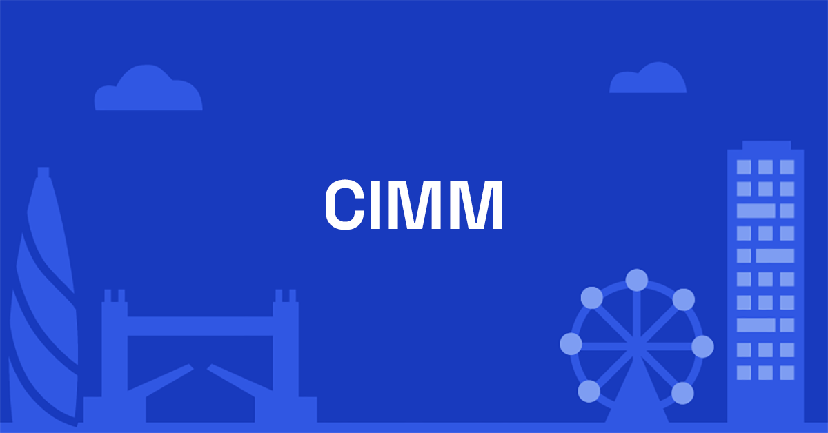 CIMM London event